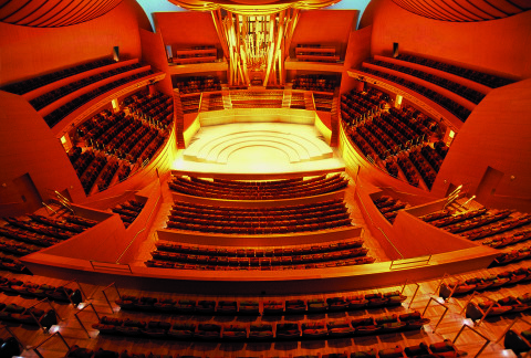 View from upper balcony