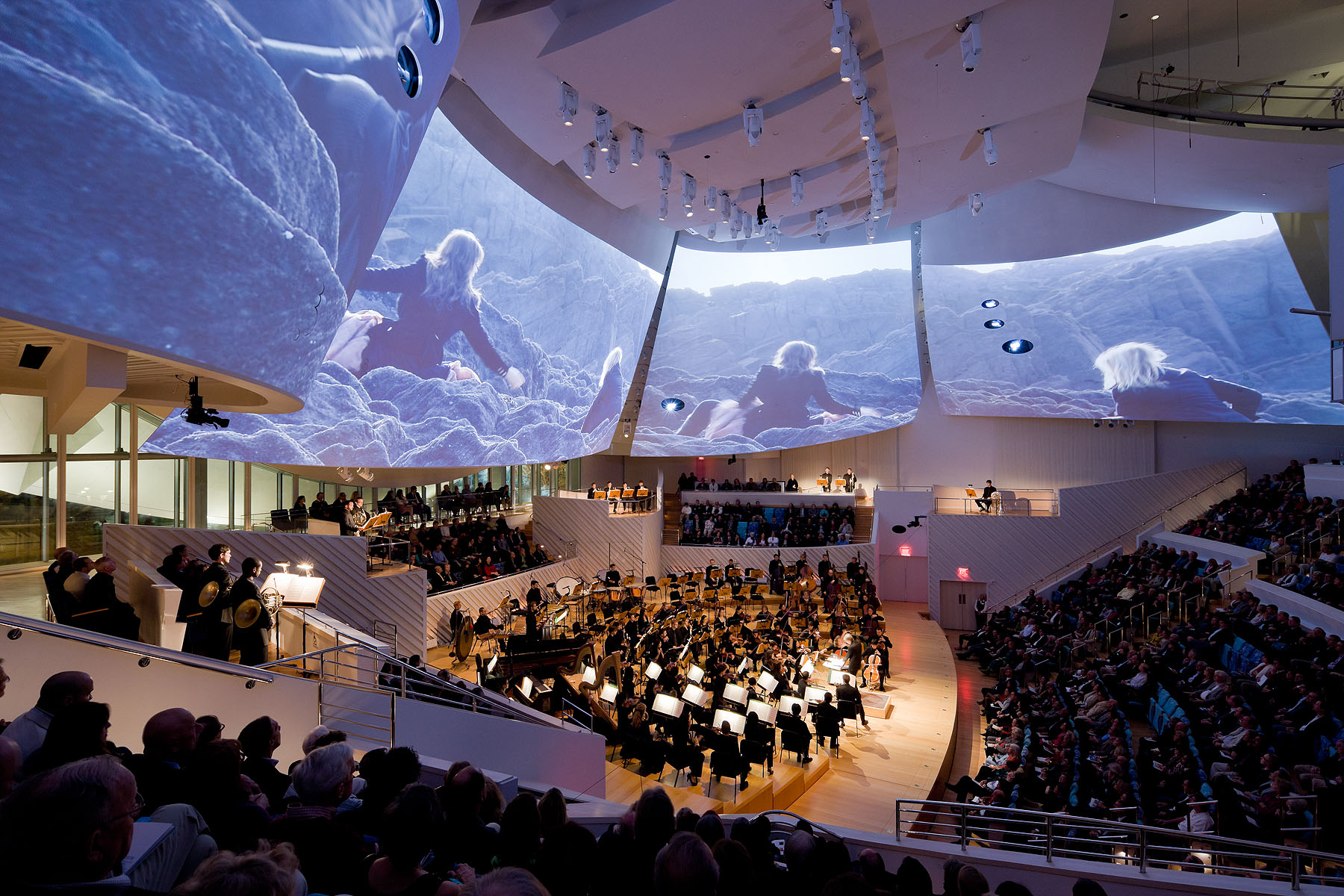 Sails as projection surfaces