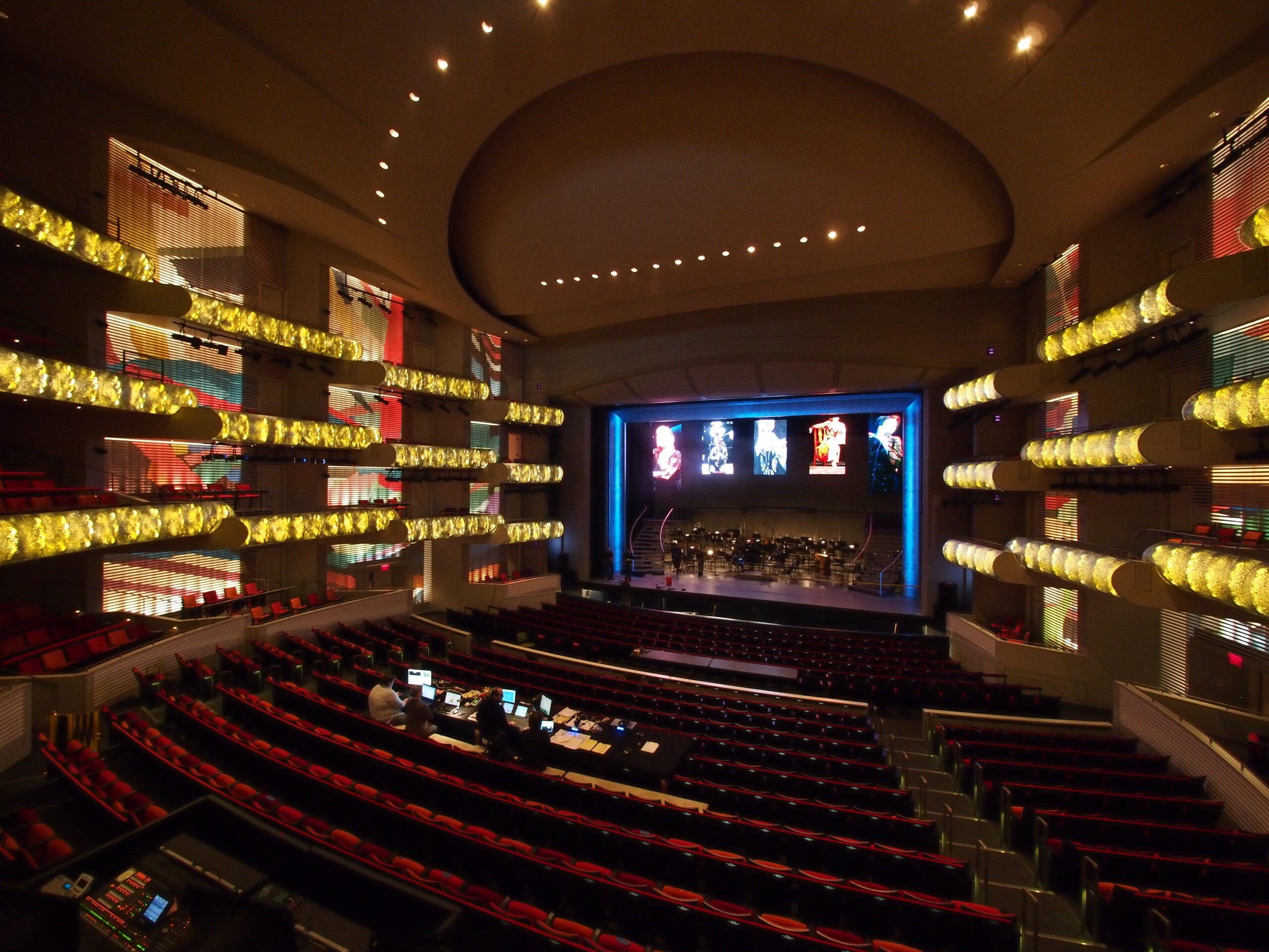 View from first balcony