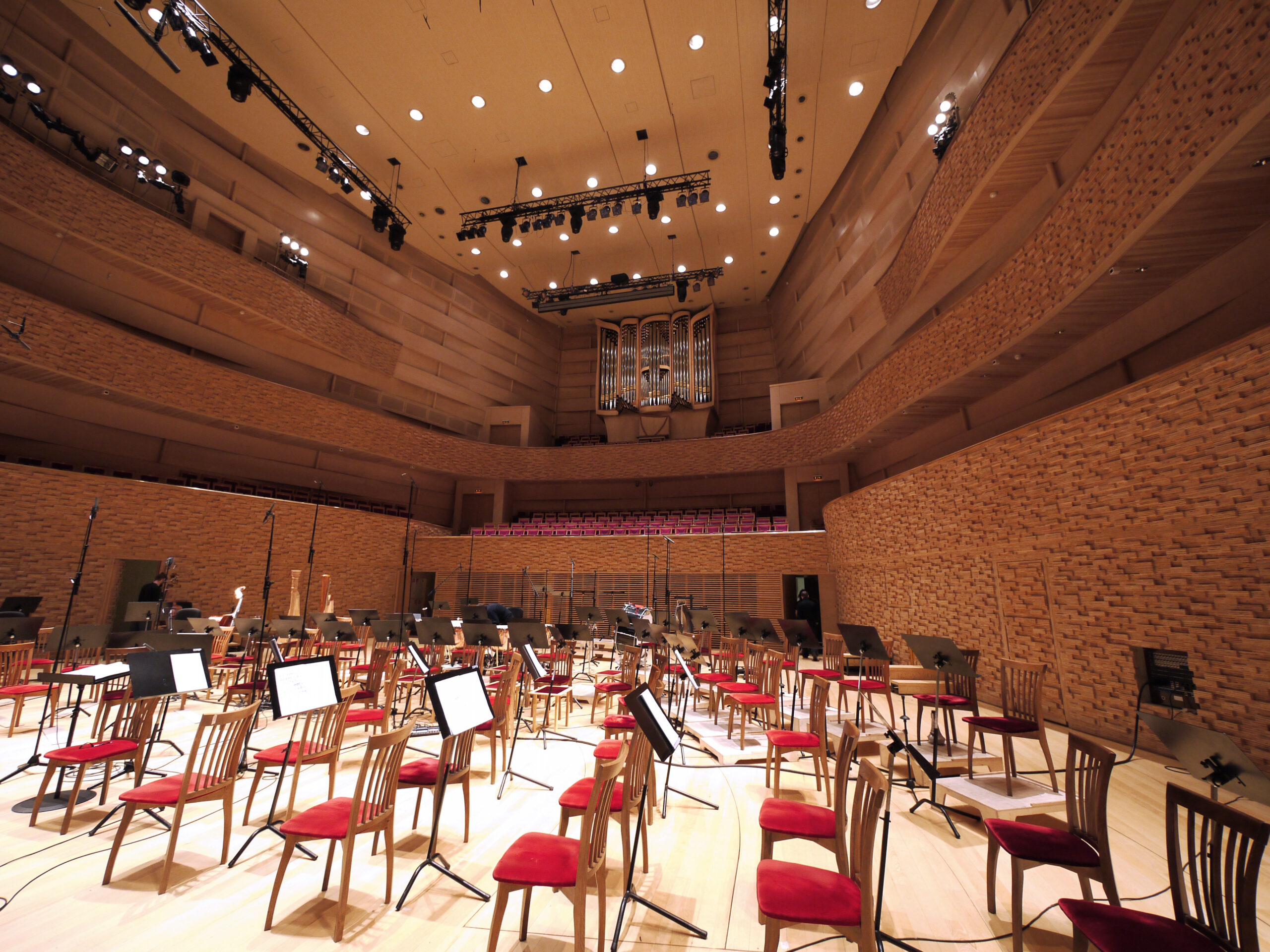 View from stage front