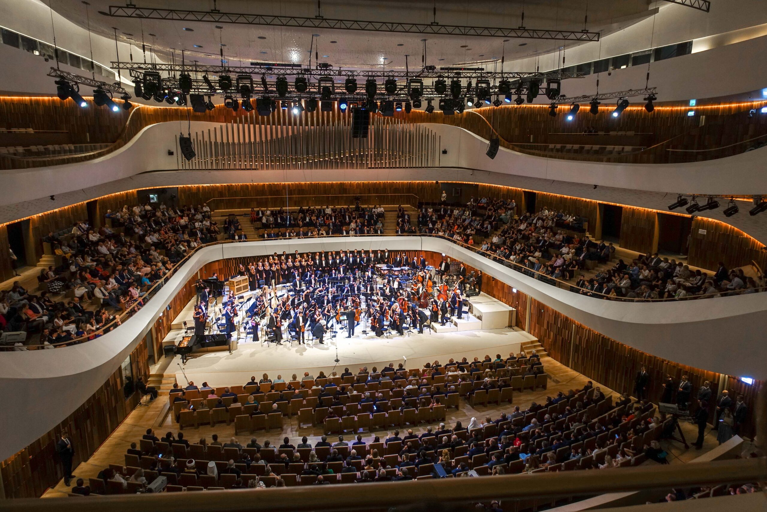 View from the balcony on opening night