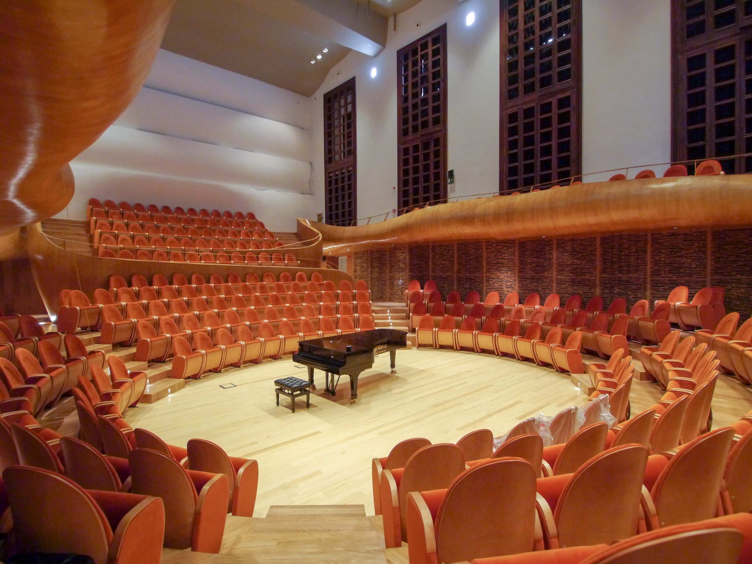 View from stage-level seats