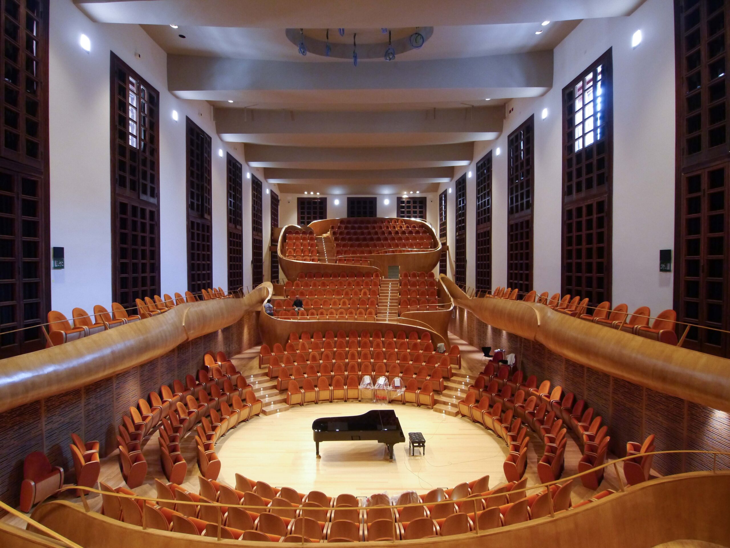 View from upstage seating