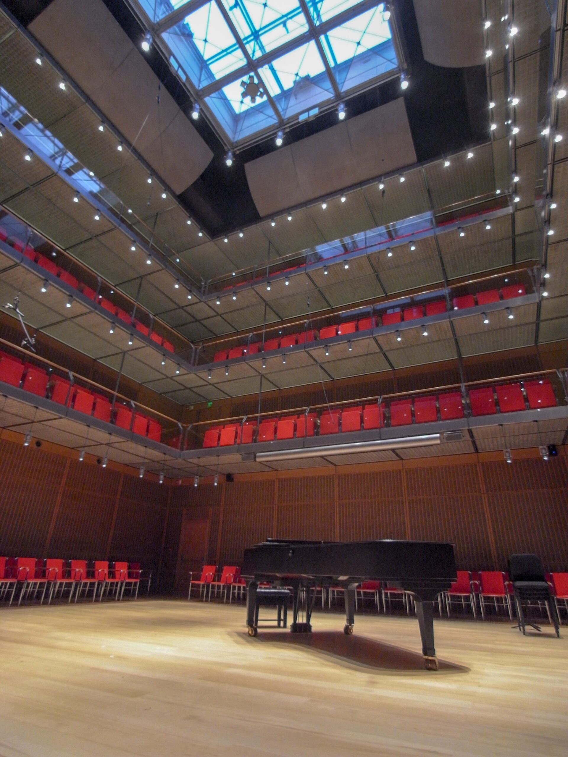 View from first row of seats