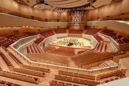 View from rear seats