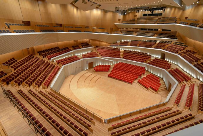 View from upstage side balcony | Nagata Acoustics