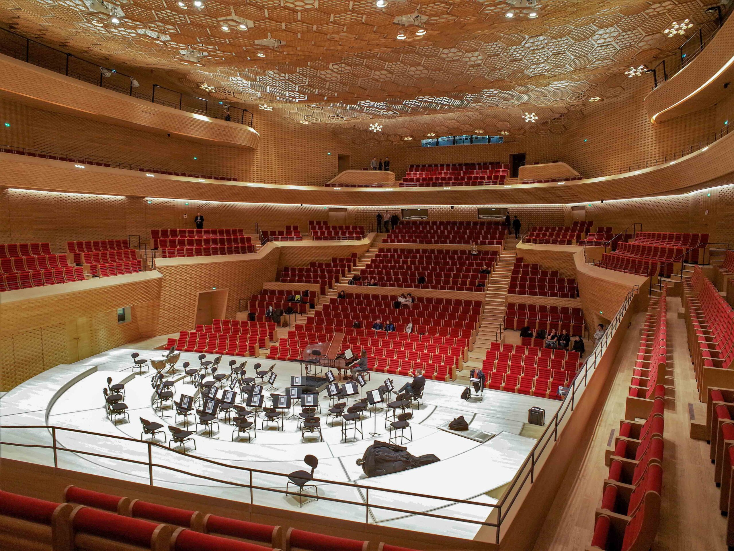 View from upstage seating