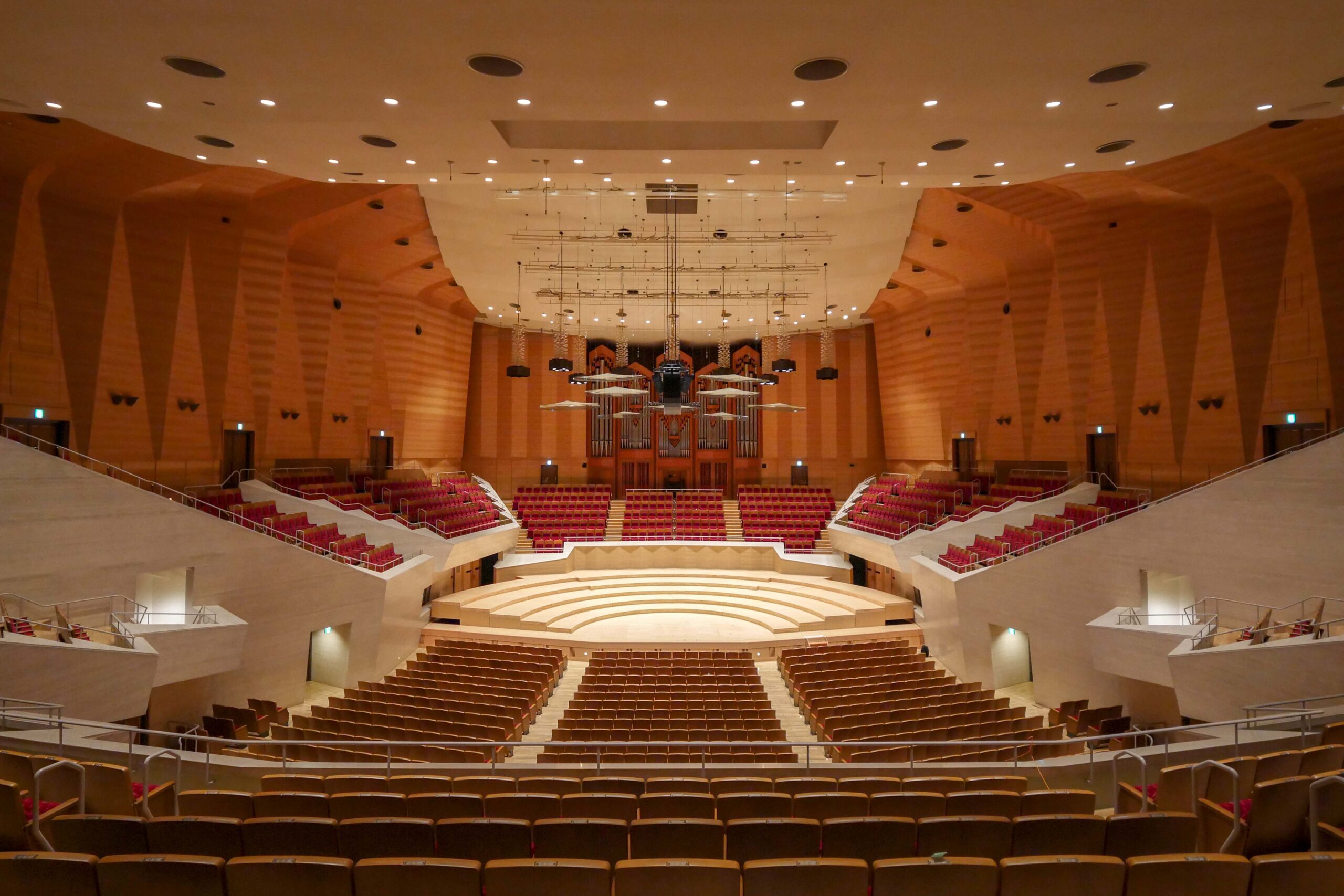 View from center balcony