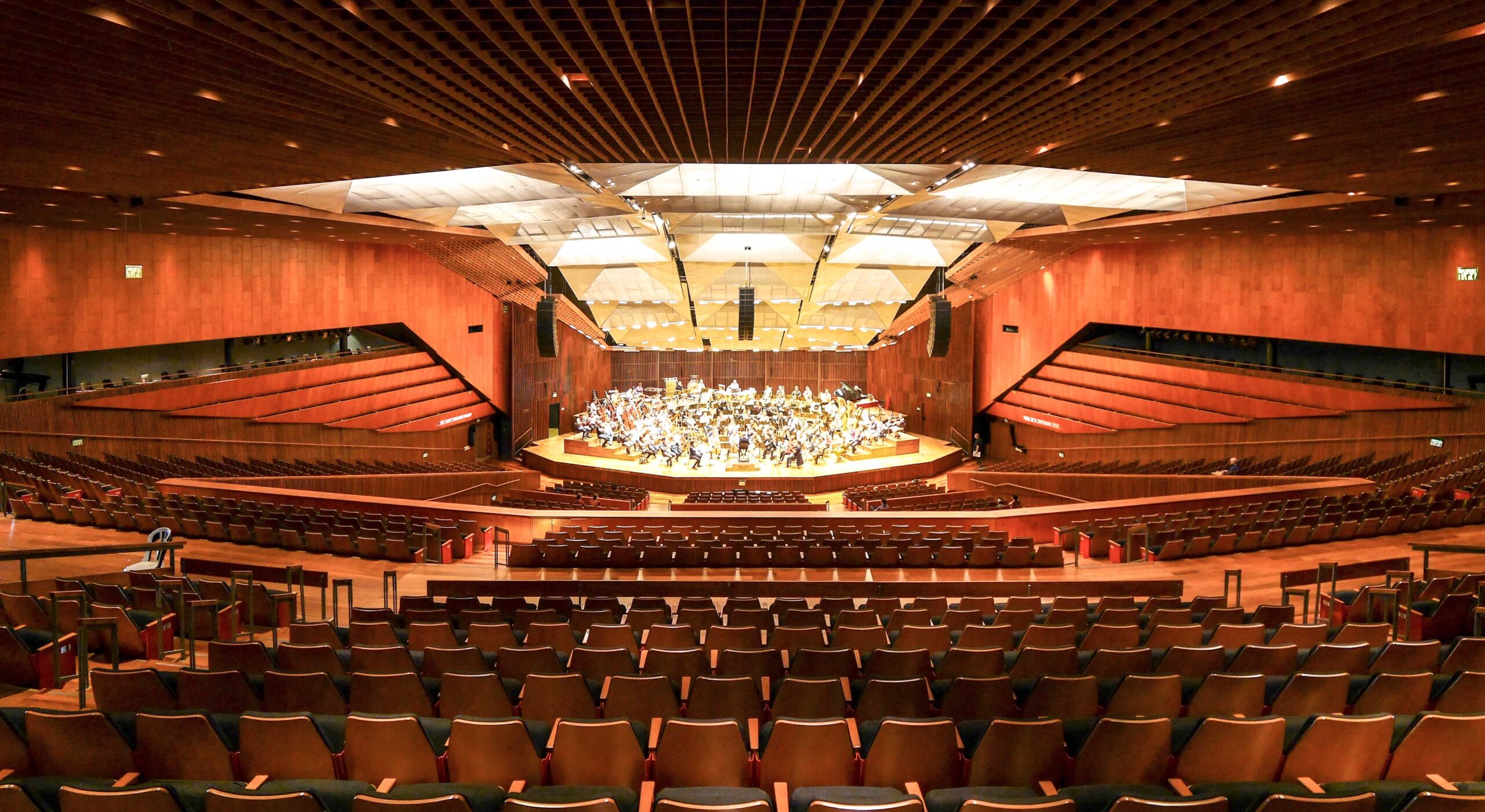 Audience view from the last row