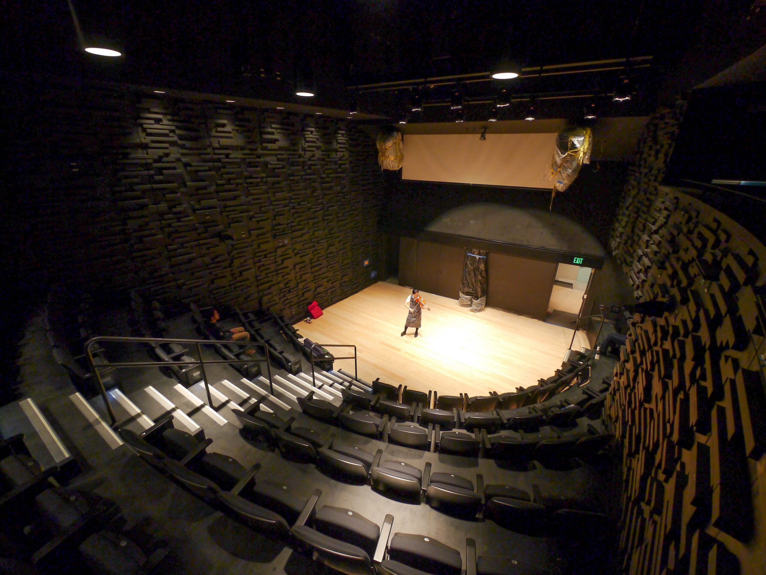 View from entrance level