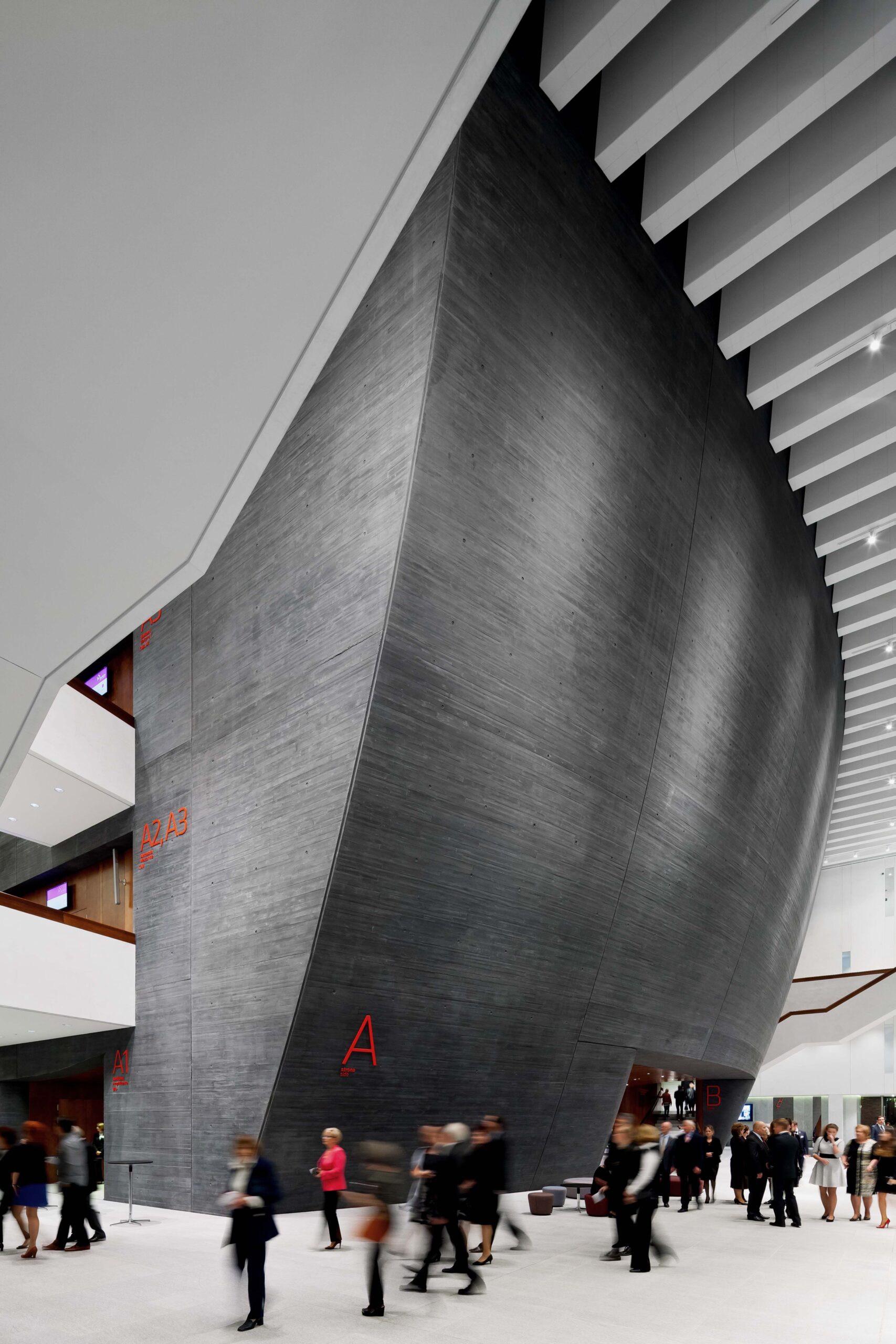 Concert hall entrance in the main foyer