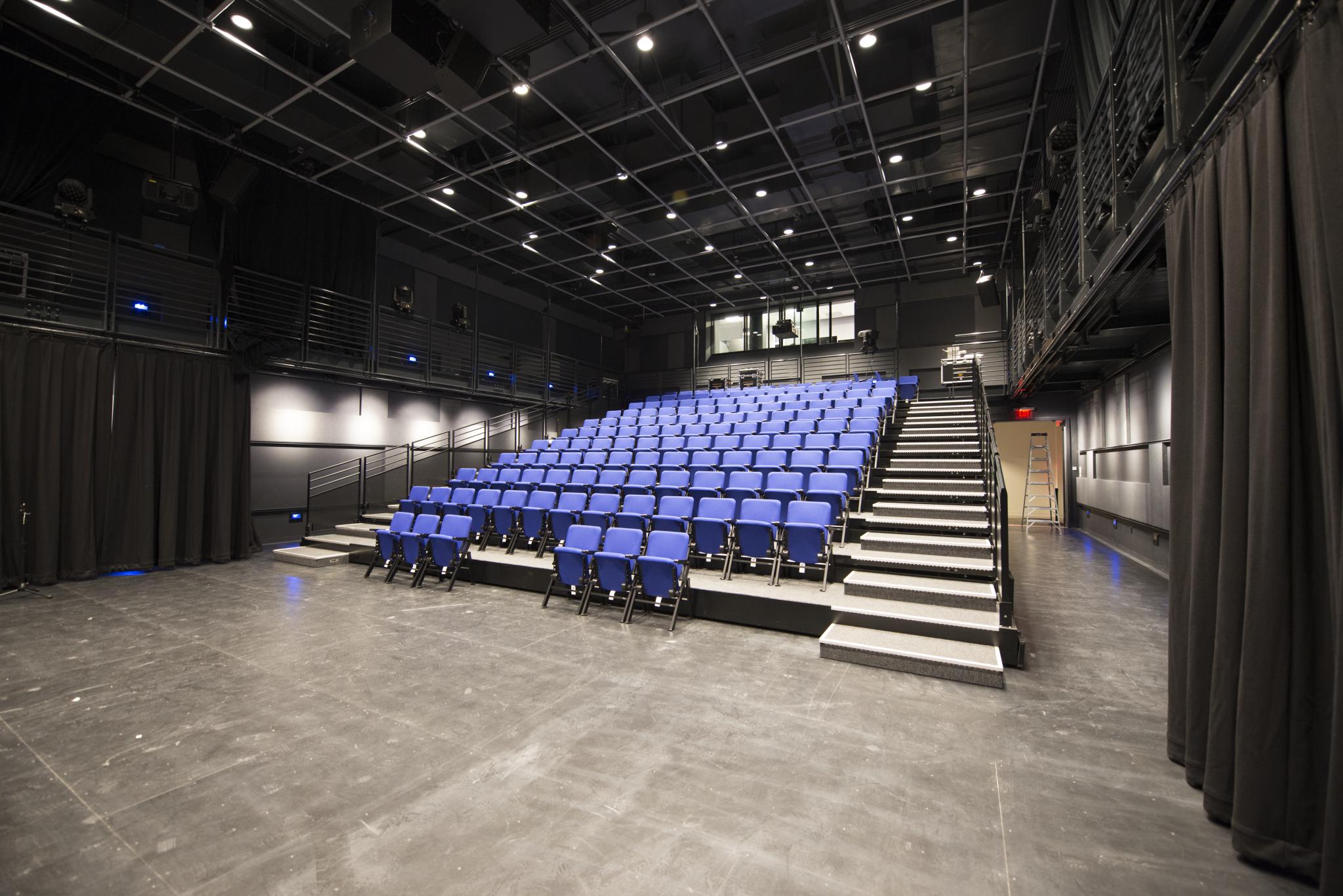 Studio theater with audience seating